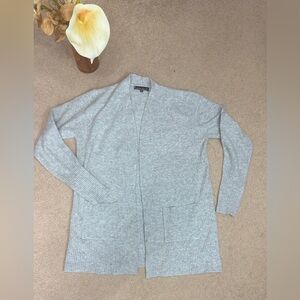 Love Ellie Gray Open Front Longline Cardigan Sweater Women’s Small new in bag